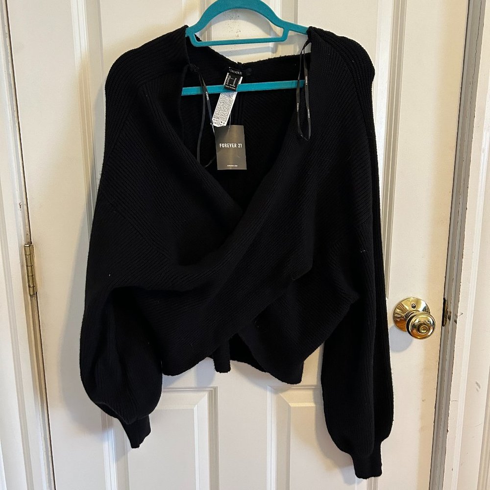BRAND NEW Forever 21 Wrap Sweater